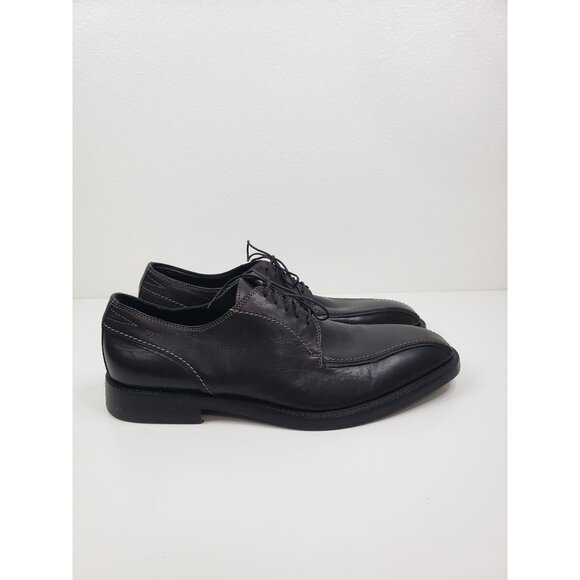 Boss Hugo Boss Men's Bicycle Toe Leather Dress Shoes in  Black - Size 9 - Picture 4 of 10